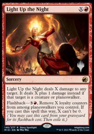 Light Up the Night (Promo Pack) [Innistrad: Midnight Hunt Promos] | Cracking-Singles