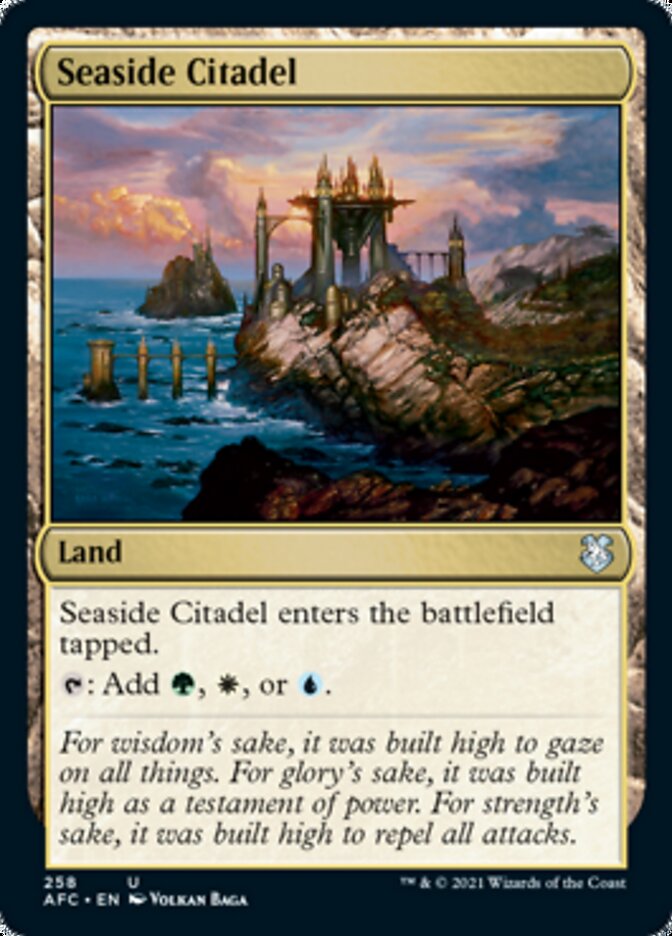 Seaside Citadel [Dungeons & Dragons: Adventures in the Forgotten Realms Commander] | Cracking-Singles