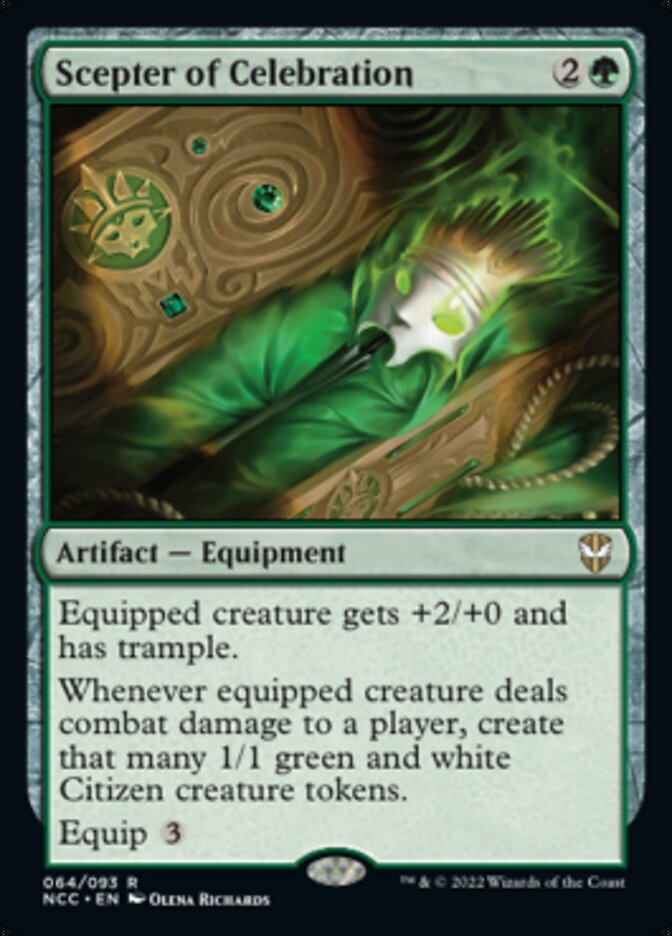Scepter of Celebration [Streets of New Capenna Commander] | Cracking-Singles
