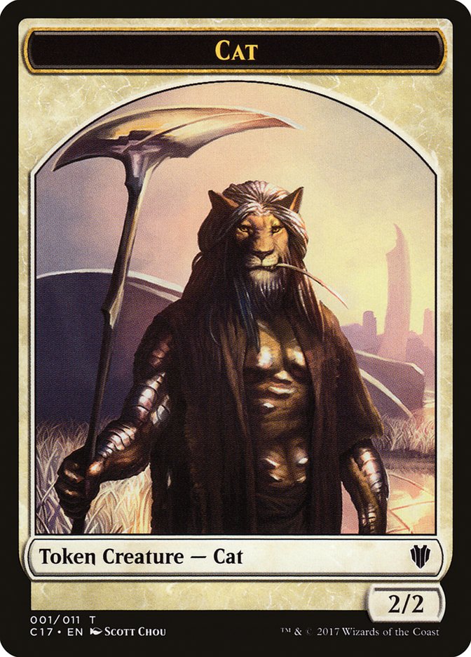 Cat Token [Commander 2017 Tokens] | Cracking-Singles