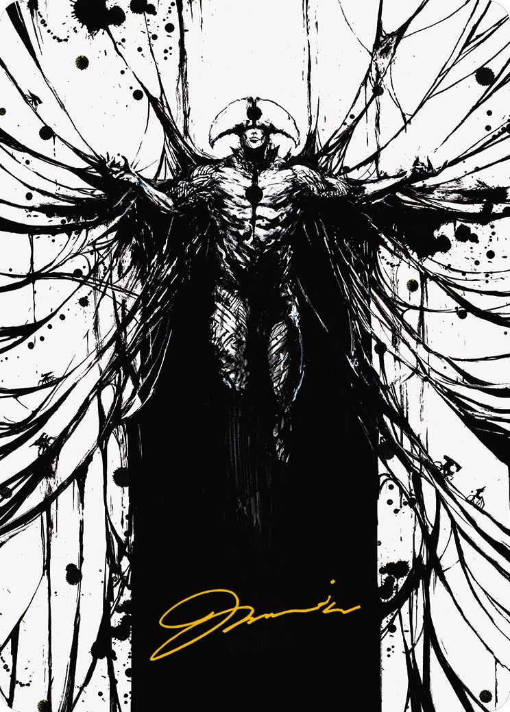 Sinew Dancer Art Card (Gold-Stamped Signature) [Phyrexia: All Will Be One Art Series] | Cracking-Singles