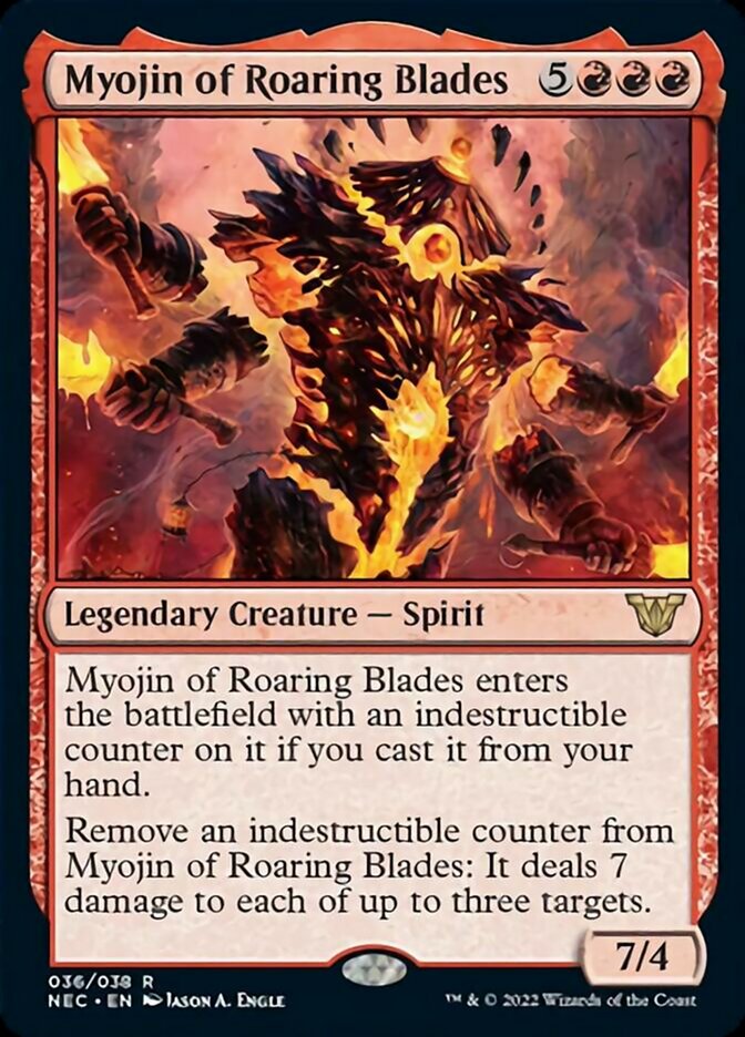 Myojin of Roaring Blades [Kamigawa: Neon Dynasty Commander] | Cracking-Singles