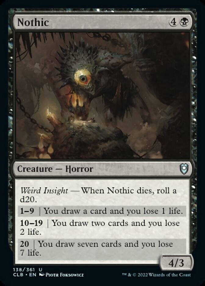 Nothic [Commander Legends: Battle for Baldur's Gate] | Cracking-Singles