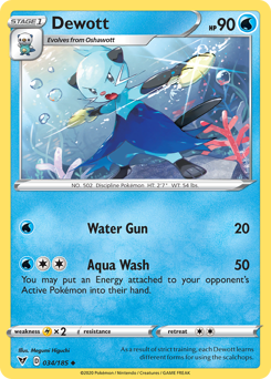 Dewott (034/185) [Sword & Shield: Vivid Voltage] | Cracking-Singles