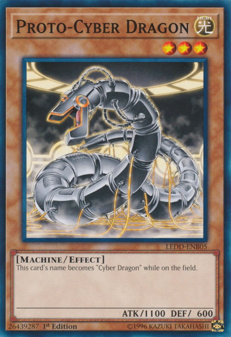 Proto-Cyber Dragon [LEDD-ENB05] Common | Cracking-Singles