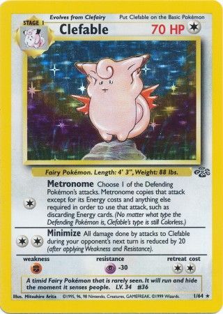 Clefable (1/64) [Jungle Unlimited] | Cracking-Singles