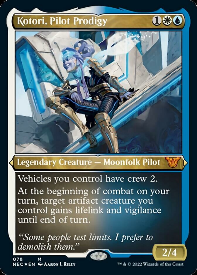 Kotori, Pilot Prodigy (Showcase Display Commander) [Kamigawa: Neon Dynasty Commander] | Cracking-Singles
