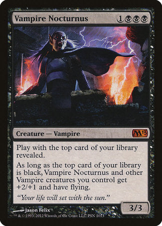 Vampire Nocturnus [Duels of the Planeswalkers 2012 Promos ] | Cracking-Singles