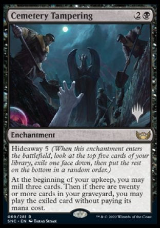 Cemetery Tampering (Promo Pack) [Streets of New Capenna Promos] | Cracking-Singles