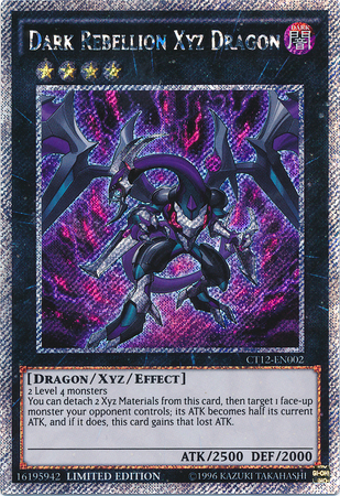 Dark Rebellion Xyz Dragon [CT12-EN002] Secret Rare | Cracking-Singles