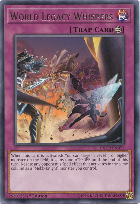 World Legacy Whispers [EXFO-EN071] Rare | Cracking-Singles