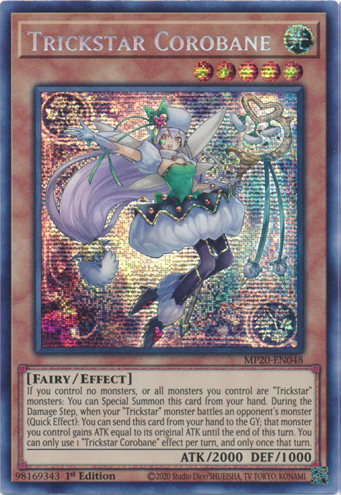 Trickstar Corobane [MP20-EN048] Prismatic Secret Rare | Cracking-Singles