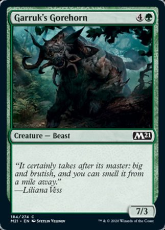Garruk's Gorehorn [Core Set 2021] | Cracking-Singles
