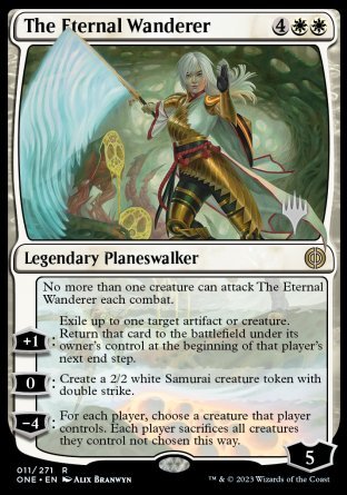 The Eternal Wanderer (Promo Pack) [Phyrexia: All Will Be One Promos] | Cracking-Singles