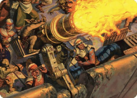 Mana Cannons Art Card [Dominaria United Art Series] | Cracking-Singles