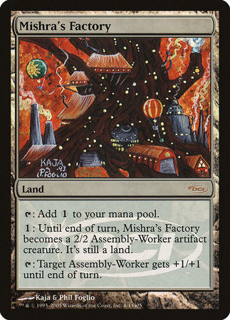Mishra's Factory [Judge Gift Cards 2005] | Cracking-Singles