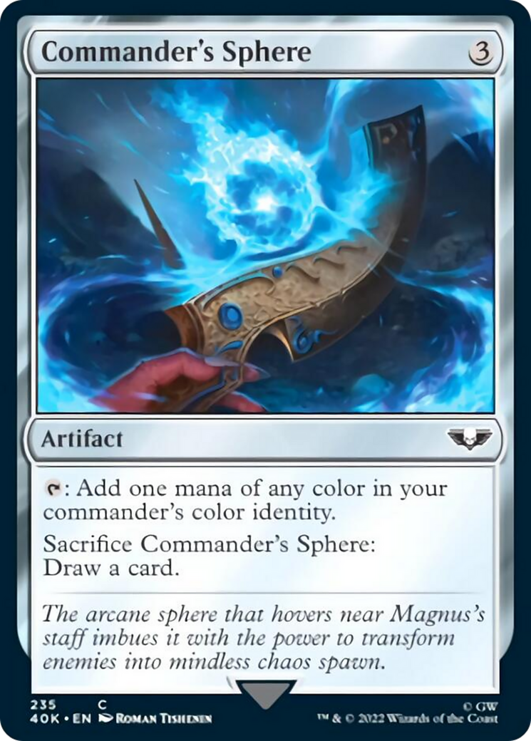 Commander's Sphere (Surge Foil) [Universes Beyond: Warhammer 40,000] | Cracking-Singles