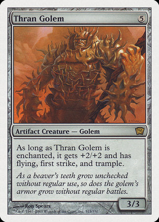 Thran Golem [Ninth Edition] | Cracking-Singles