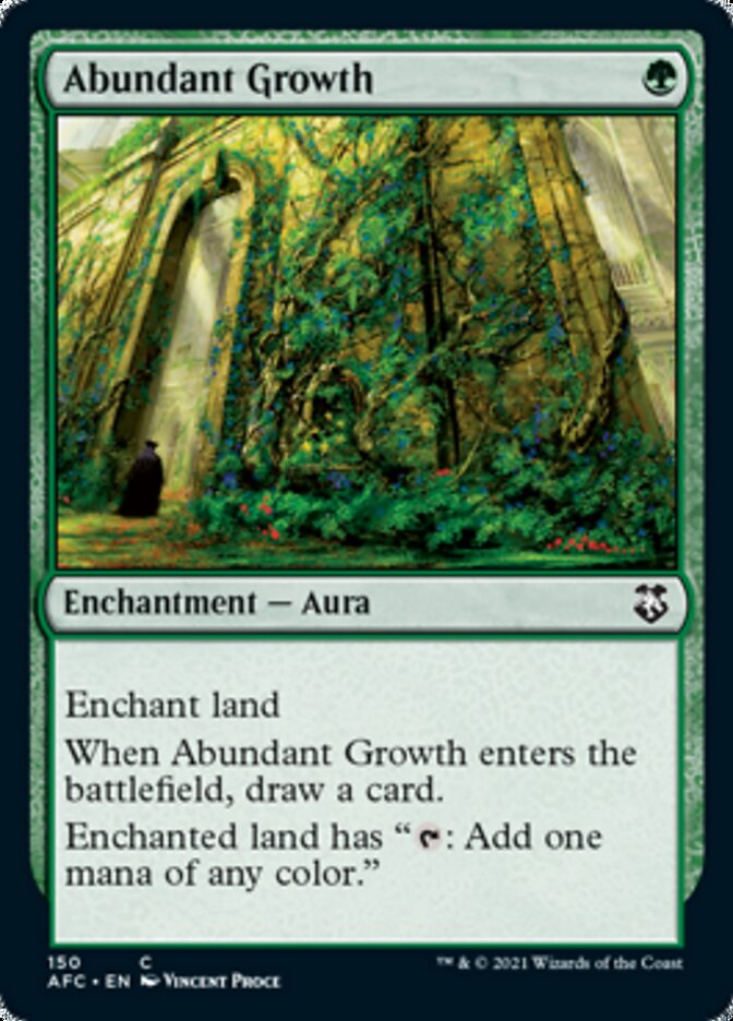 Abundant Growth [Dungeons & Dragons: Adventures in the Forgotten Realms Commander] | Cracking-Singles
