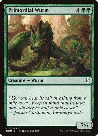 Primordial Wurm [Dominaria] | Cracking-Singles