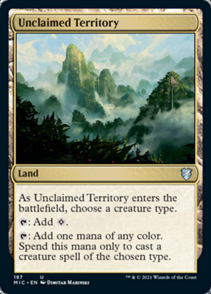 Unclaimed Territory [Innistrad: Midnight Hunt Commander] | Cracking-Singles