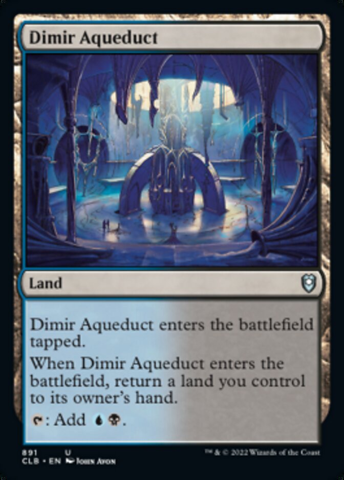 Dimir Aqueduct [Commander Legends: Battle for Baldur's Gate] | Cracking-Singles