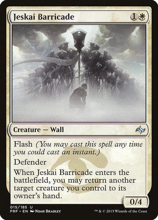 Jeskai Barricade [Fate Reforged] | Cracking-Singles