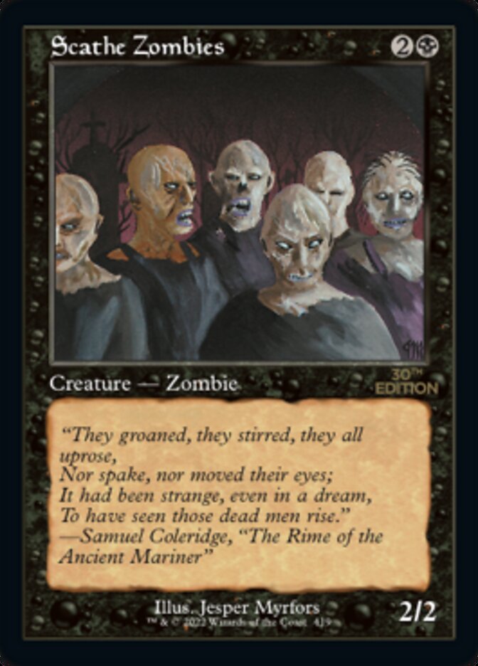 Scathe Zombies (Retro) [30th Anniversary Edition] | Cracking-Singles