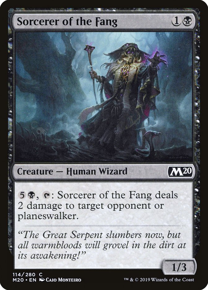 Sorcerer of the Fang [Core Set 2020] | Cracking-Singles