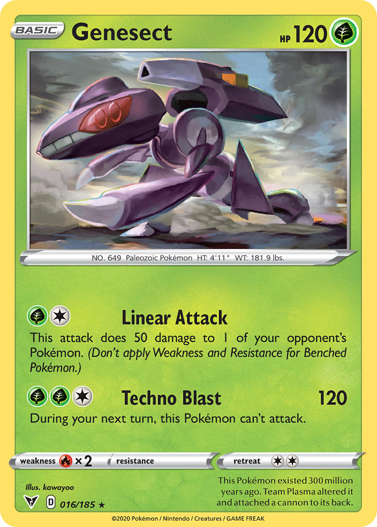 Genesect (016/185) [Sword & Shield: Vivid Voltage] | Cracking-Singles