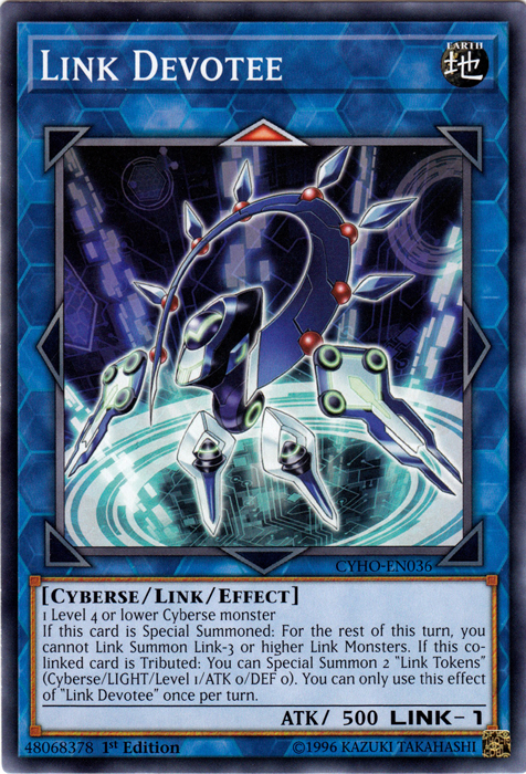 Link Devotee [CYHO-EN036] Common | Cracking-Singles