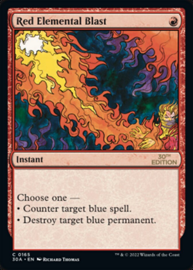 Red Elemental Blast [30th Anniversary Edition] | Cracking-Singles