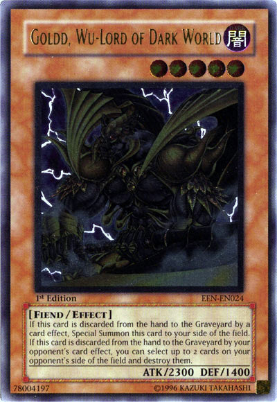 Goldd, Wu-Lord of Dark World [EEN-EN024] Ultimate Rare | Cracking-Singles