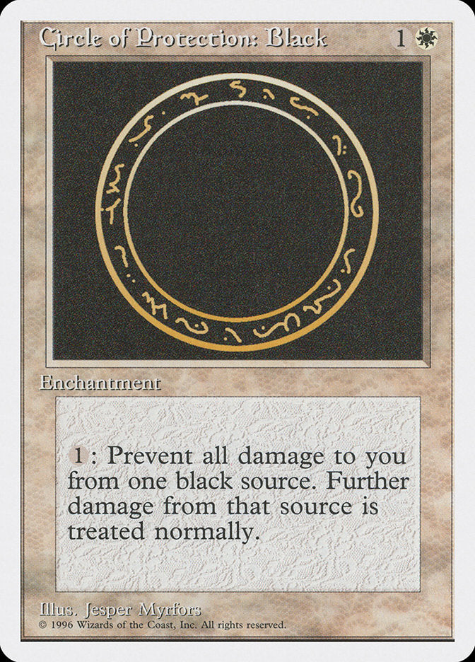 Circle of Protection: Black [Introductory Two-Player Set] | Cracking-Singles