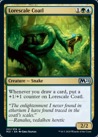 Lorescale Coatl [Core Set 2021] | Cracking-Singles