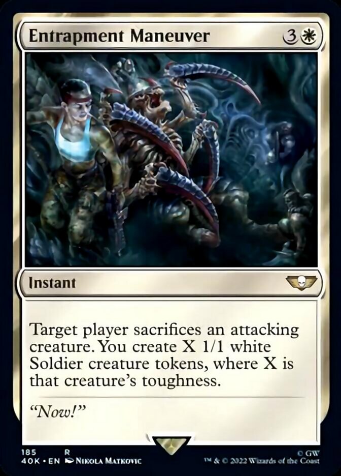 Entrapment Maneuver (Surge Foil) [Universes Beyond: Warhammer 40,000] | Cracking-Singles