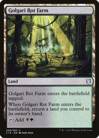 Golgari Rot Farm [Commander 2019] | Cracking-Singles