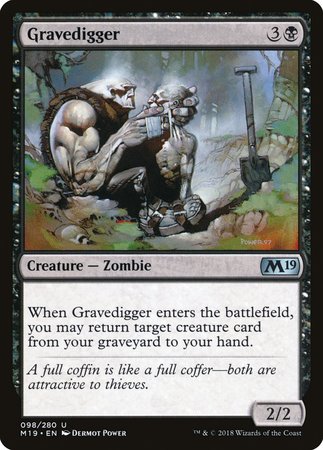 Gravedigger [Core Set 2019] | Cracking-Singles