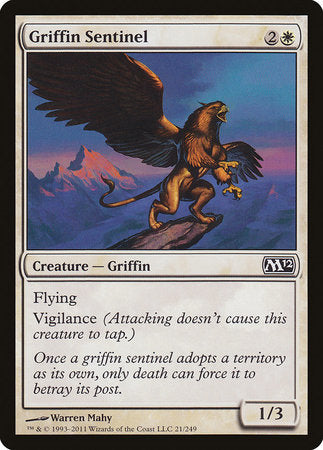 Griffin Sentinel [Magic 2012] | Cracking-Singles