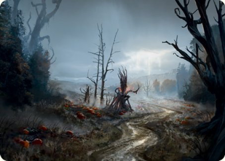 Overgrown Farmland Art Card [Innistrad: Midnight Hunt Art Series] | Cracking-Singles