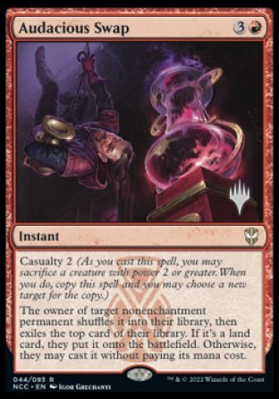 Audacious Swap (Promo Pack) [Streets of New Capenna Commander Promos] | Cracking-Singles
