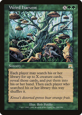 Weird Harvest [Onslaught] | Cracking-Singles