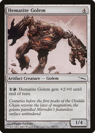Hematite Golem [Mirrodin] | Cracking-Singles