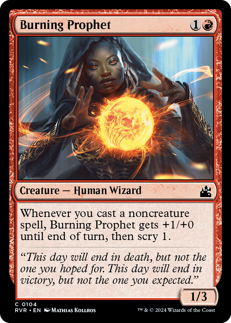 Burning Prophet [Ravnica Remastered] | Cracking-Singles