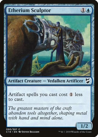 Etherium Sculptor [Commander 2018] | Cracking-Singles