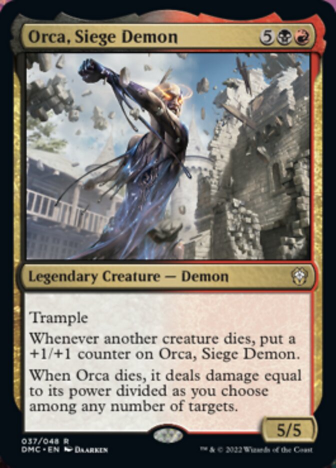 Orca, Siege Demon [Dominaria United Commander] | Cracking-Singles