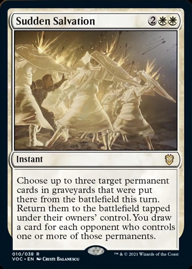 Sudden Salvation [Innistrad: Crimson Vow Commander] | Cracking-Singles