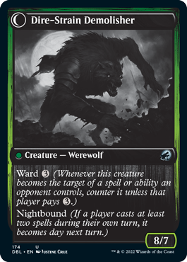 Burly Breaker // Dire-Strain Demolisher [Innistrad: Double Feature] | Cracking-Singles