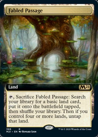Fabled Passage (Extended Art) [Core Set 2021] | Cracking-Singles
