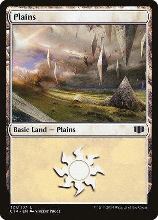 Plains (321) [Commander 2014] | Cracking-Singles